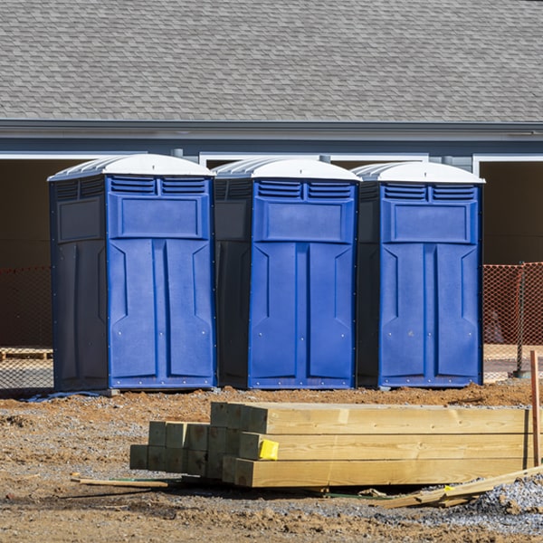 do you offer hand sanitizer dispensers inside the porta potties in Faxon PA